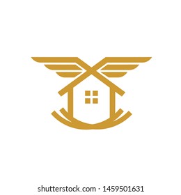home logo that forms the nest