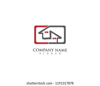 home logo and vector architectural,build