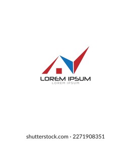 Diseño de vectores con logotipo en el hogar, diseño de logotipos en la mejor casa, diseño de plantillas de vectores, símbolo del hogar feliz, diseño de logotipos inmobiliarios en la naturaleza de la hoja de construcción, plantilla de diseño de logotipos en el hogar, logotipos inmobiliarios en la casa