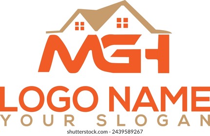 Home Logo Vector Art, Icons, mgh,hmg,ghm,