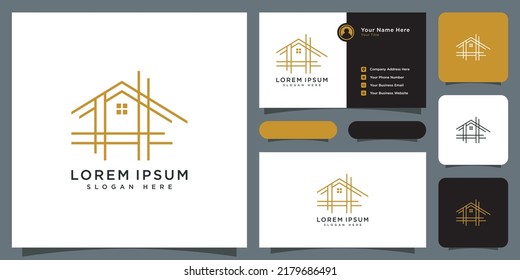 home logo vector design concept