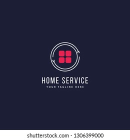 Home Logo Vector Design Template