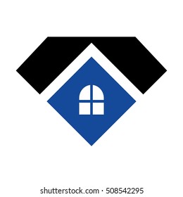 home logo vector. diamond icon.