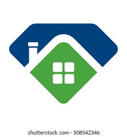 home logo vector. diamond icon.