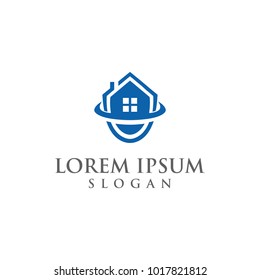 Home logo vector graphic abstract modern shape
