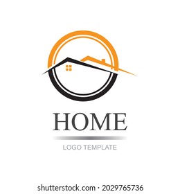 plantilla de diseño de ilustración de icono del logotipo del hogar