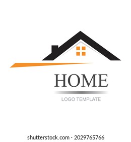 home logo vector icon illustration design template