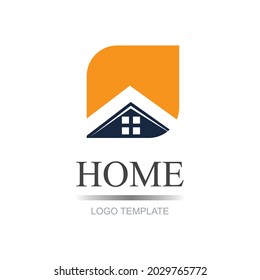 home logo vector icon illustration design template