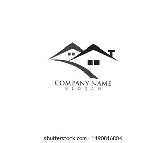 home logo and vector illustration
