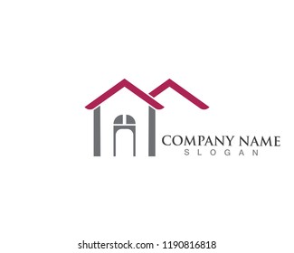 home logo and vector illustration