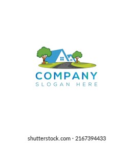 Diseño de ilustraciones vectoriales del logotipo del hogar