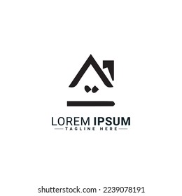 Diseño de ilustraciones vectoriales del logotipo del hogar 