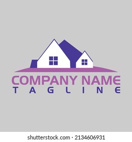 Vector de logotipos para el hogar e Ilustrador Eps.10
