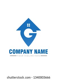 Home Logo Vector Initial G