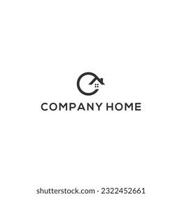 home logo vector. letter C and Home logo vector.	