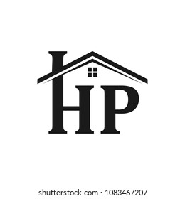 Home logo vector. Letter H and P.