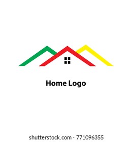 Home Logo Vector Template Design