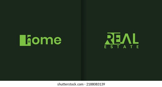 Home logo vector template, Estate icon vector logo