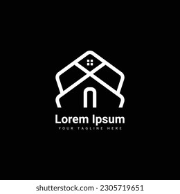 Home, logos, house, construction, mansion, village, realty, cottage, build logo design