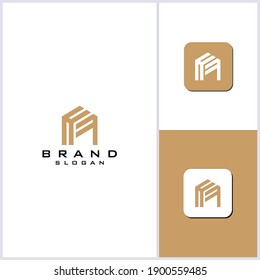 Home love concept logo designs