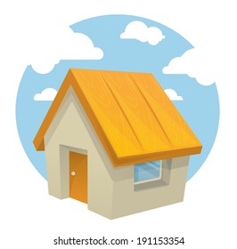 home lovely home, vector illustration