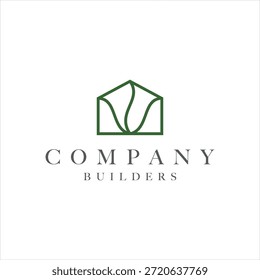 home luxury logo design element vector template