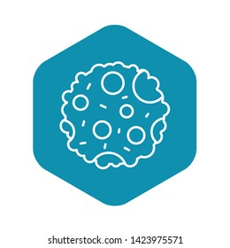 Home made biscuit icon. Outline home made biscuit vector icon for web design isolated on white background