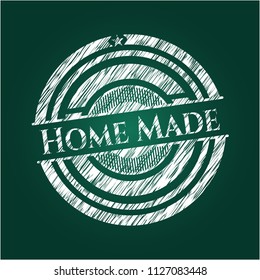 Home Made chalkboard emblem