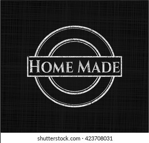Home Made with chalkboard texture