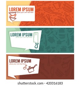 home made cooking banners collection