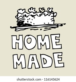 home made doodle lettering