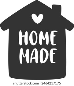 Home Made Logo Vector Illustration