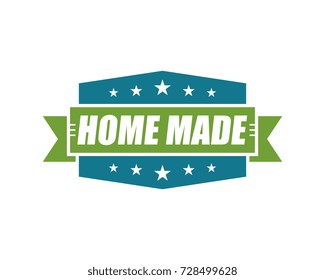 Home made. Retro Vintage Label
