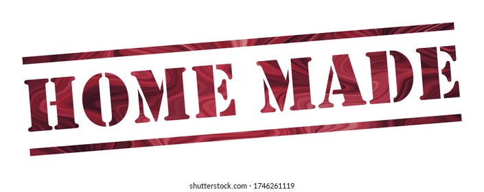 home made Vector stamp. White isolated