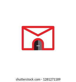 Home Mail logo design