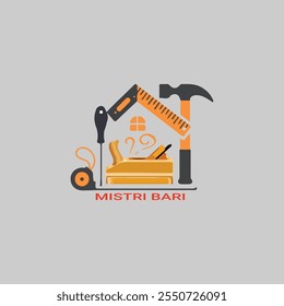 Home Maintence vactor With Illustrations logo