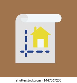 Home map icon you use your project. Flat icon, real estate, city, home, house, building,