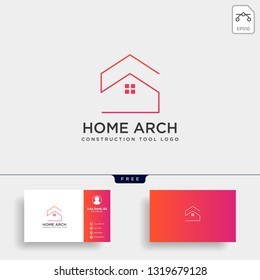home MEASURING, MEASUREMENT logo template vector illustration icon element isolated