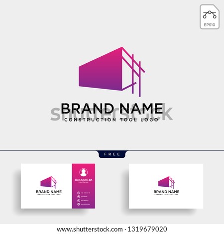 home MEASURING, MEASUREMENT logo template vector illustration icon element isolated