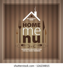 Home Menu Design template