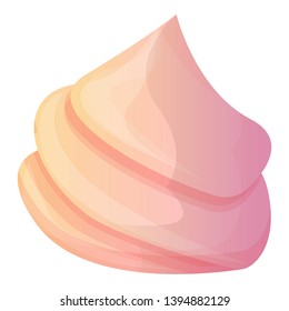 Home meringue icon. Cartoon of home meringue vector icon for web design isolated on white background