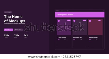 Home of mockups with instant downloads and secure payments. Find e book templates, presentation decks, and resume templates. Course template for digital product creation and sales.