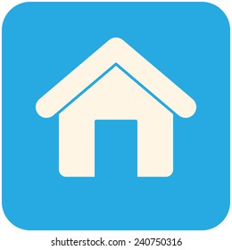 Startseite, moderne Flachsymbol