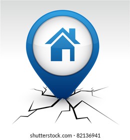 Home modern icon. Vector illustration.