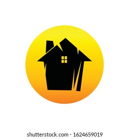 home mortgage real estate hipster vintage emblem logo vector icon