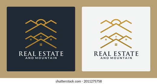 Home Mountain Logo Design For Your Business Real Estate Property Travel, Adventure Etc