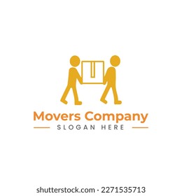 home movers logo in vector