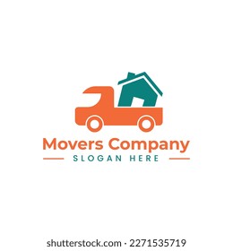 home movers logo in vector