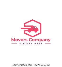 home movers logo in vector