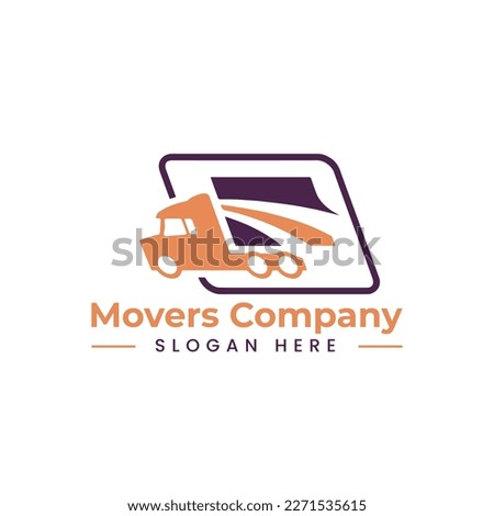 home movers logo in vector
